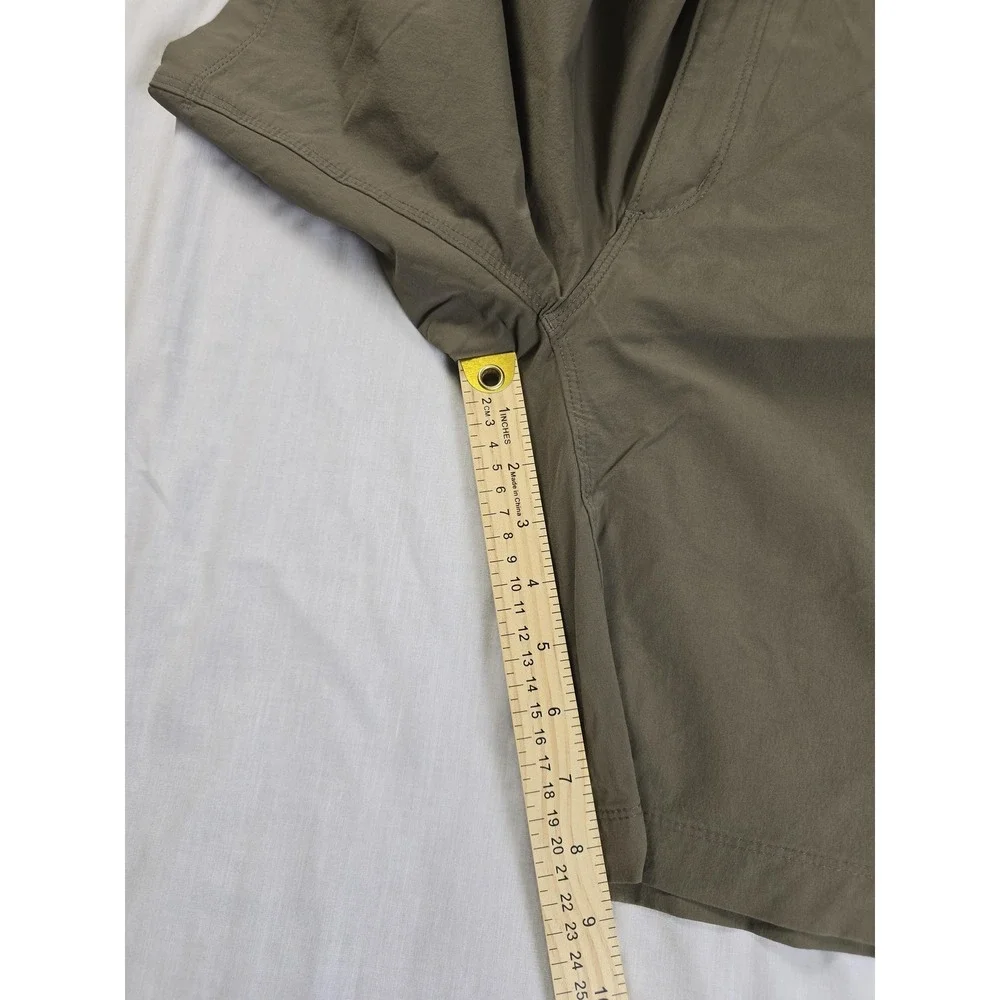 Sherpa Adventure Gear Shorts Womens 10 Green Hiking Utility‎ Quick Dry Stretch